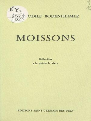 cover image of Moissons